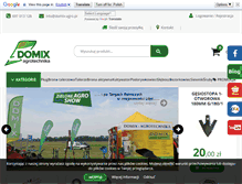 Tablet Screenshot of domix-agro.pl